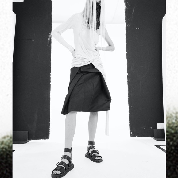 Rick Owens x Dr. Martens Leather Gryphon Gladiator Sandals Women's 8 Men… - Picture 2 of 14